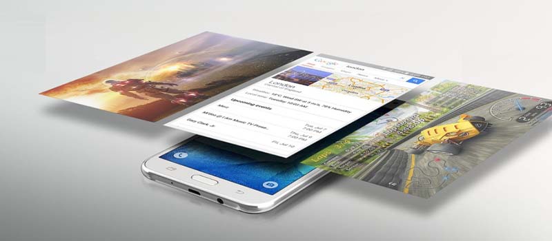 Samsung Galaxy J7 interface