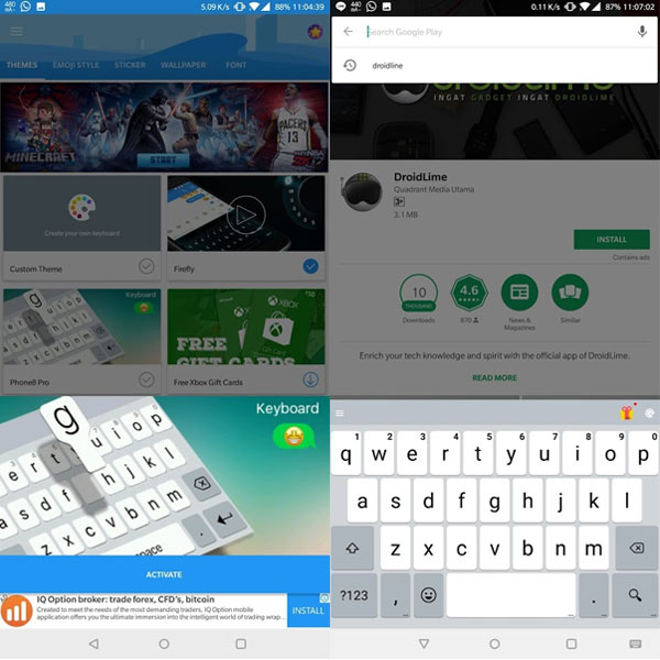 install keyboard iphone di android 2