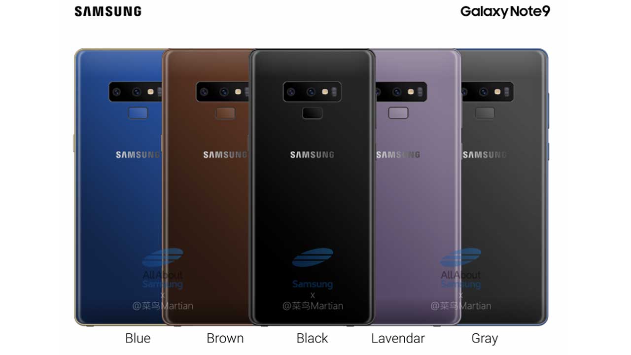 Samsung Galaxy Note9 Bakal Punya Varian Warna Coklat