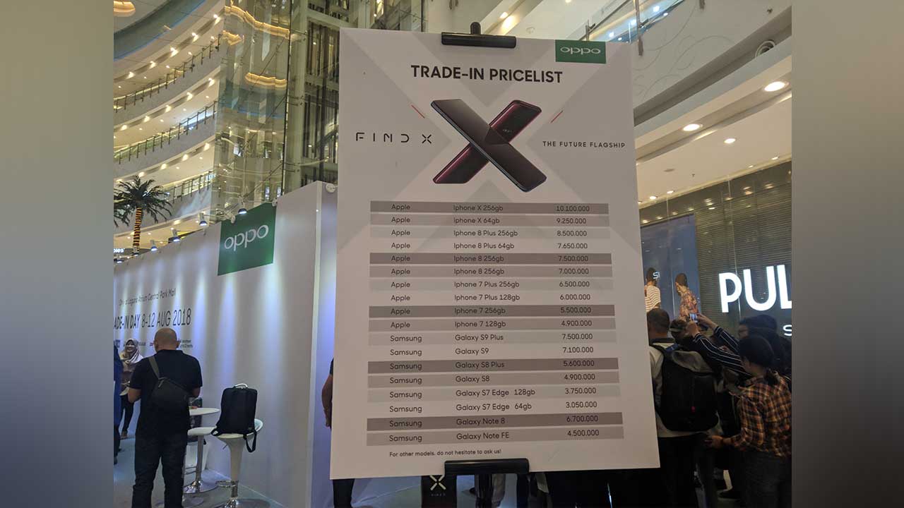 OPPO Find X Trade In