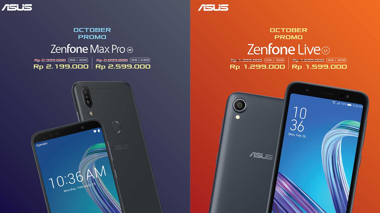 ASUS Turunkan Harga Zenfone Max Pro (M1) dan Live L1 ASUS Turunkan Harga Zenfone Max Pro (M1) dan Live L1